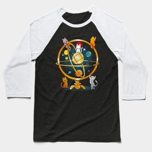 Astrolabe Cats Baseball T-Shirt